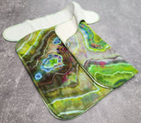 Hocus Pocus hand dyed BHSFT (Stretchy Preflat + Trifold cloth diaper)