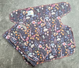 Watercolor Floral (BSFT Stretchy Preflat+Trifold cloth diaper)