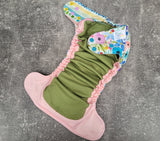 Bugs and Flowers (LBB Ai3 cloth diaper)
