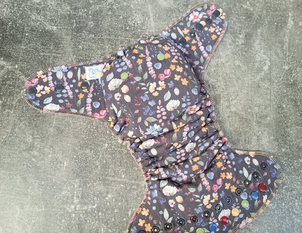 Watercolor Floral (BSFT Hybrid cloth diapers)