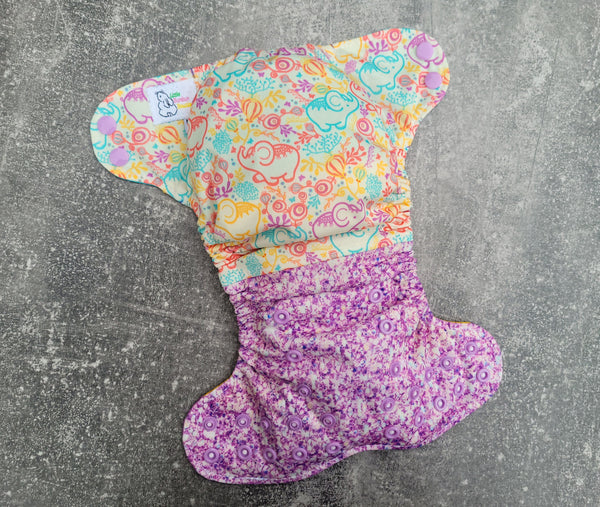 Elephants (LBB Ai3v2 cloth diapers)