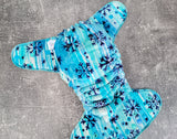 Ice hand dyed OBV (Hybrid Fitted Cloth diapers)