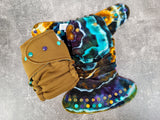 Wilderness hand dyed OBV (Hybrid Fitted Cloth diapers)