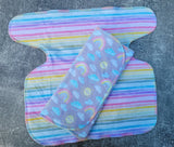 Rainbow Baby BSFT (Stretchy Preflat+Trifold cloth diaper)