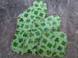 Sweet Shamrocks hand dyed OBV (cloth pads)