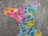 Sweethearts Hand Dyed OBV (Hybrid Fitted Cloth Diapers)