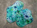 Pisces hand dyed OBV (cloth pads)