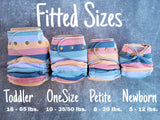 Fitted windpro backed Boosters | added absorbency | Fitted diaper booster